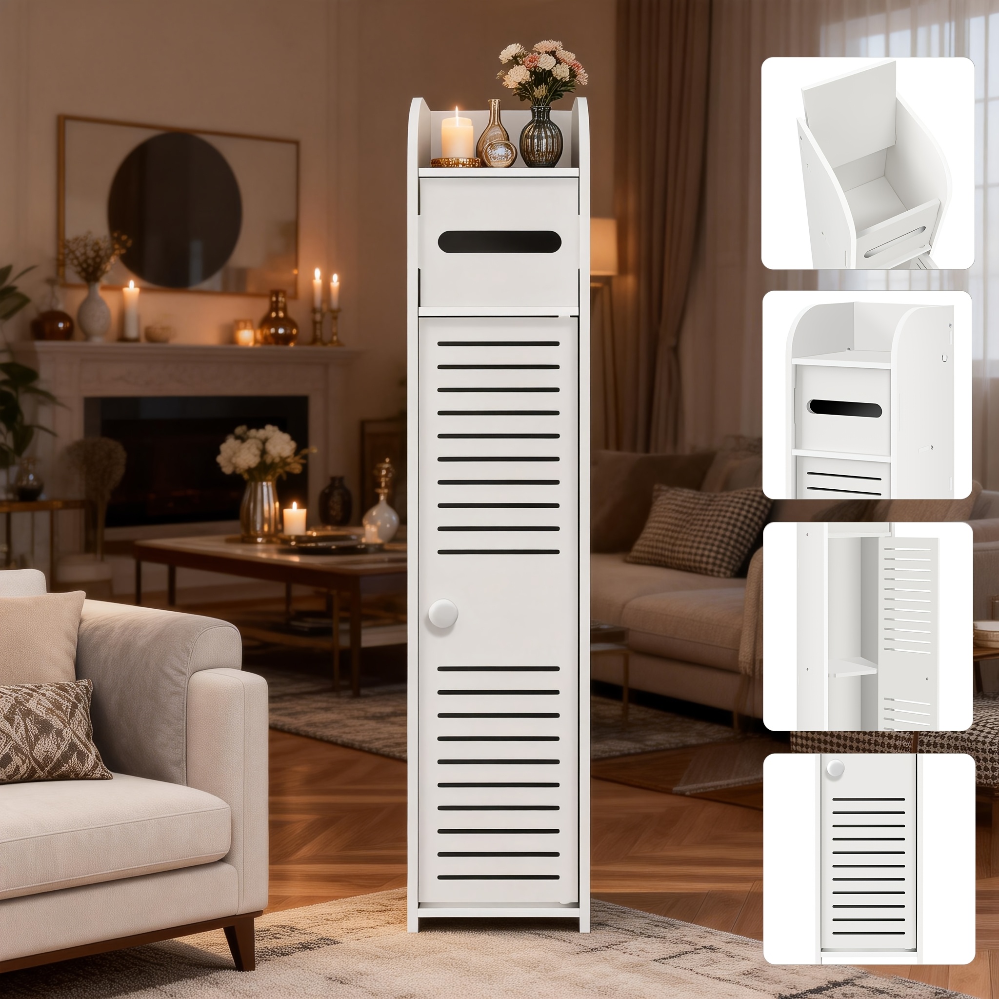 Bathroom Base Units, Home Storage Cupboards With Doors And Shelves, Freestanding High-density Fiberboard Storage Boxes, Kitchen Shelving Units, White Storage Cupboards