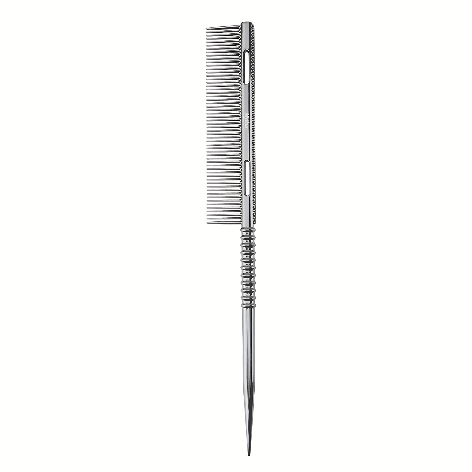 E-shop Spitzschwanz-Aluminiumkamm für Friseursalon, Haarstyling, Dauerwelle . Abteilungs- Trennkamm, Spitzschwanz-Aluminium-Make-up-Kamm,