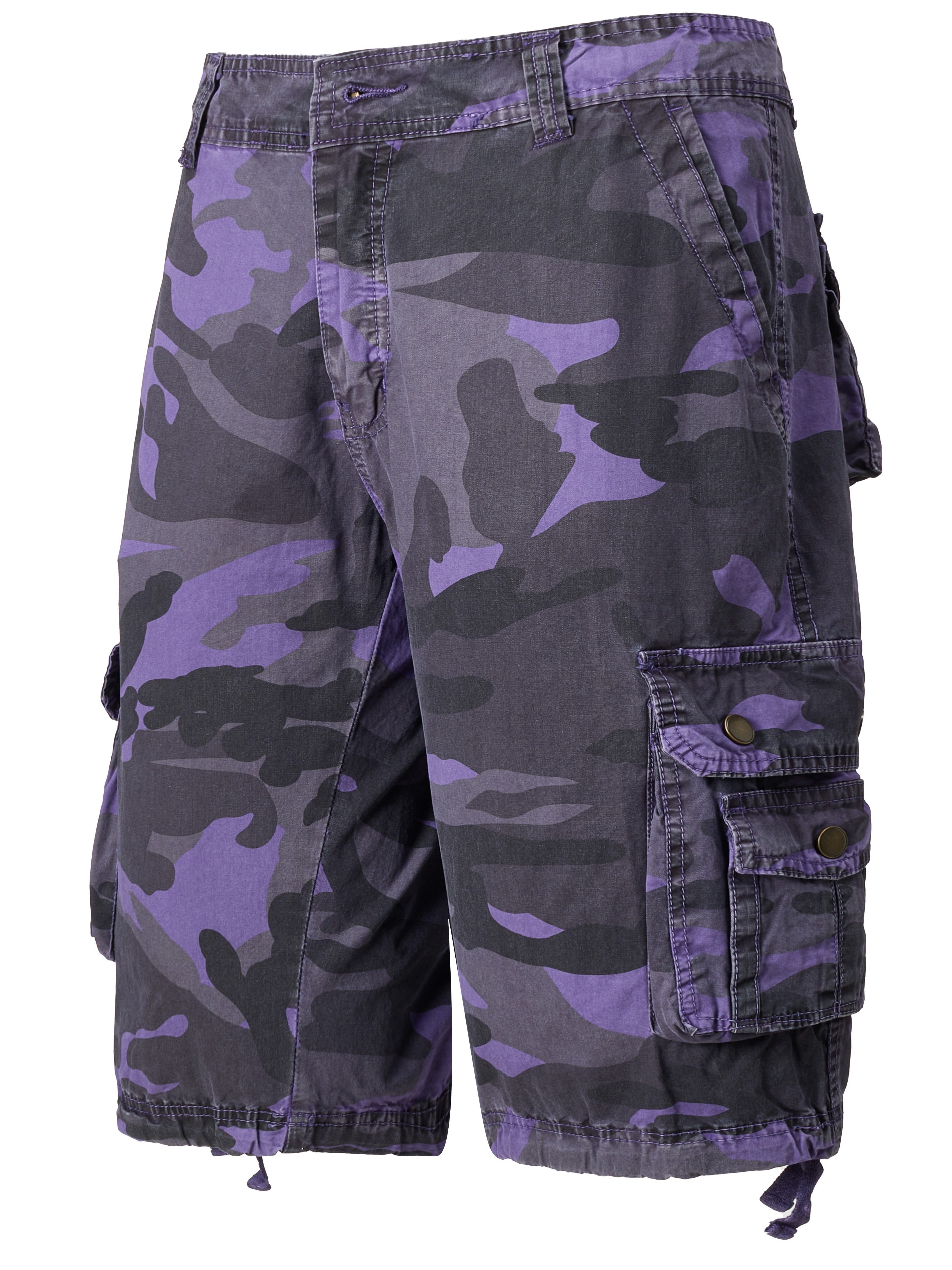 *'s Casual Camouflage Pattern Multi Pocket Cargo Shorts For Summer, Bermuda  Shorts