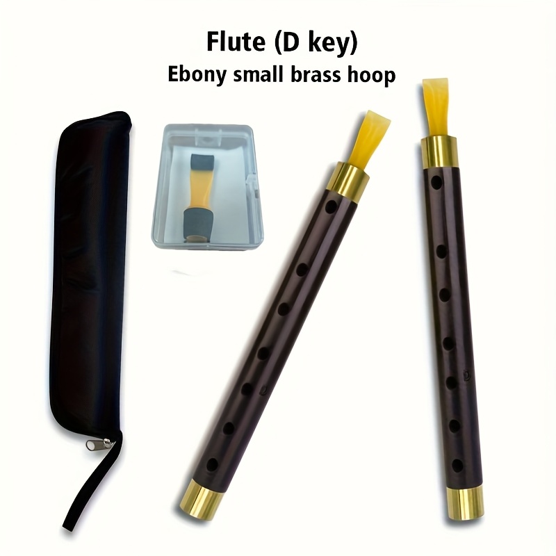 flauta de madeira de   para iniciantes e adultos - flauta étnica de madeira de   com acabamento  , design  ,     e saco para     -   para   e tocar  , flauta para iniciantes, instrumento musical tradicional, construção detalhada