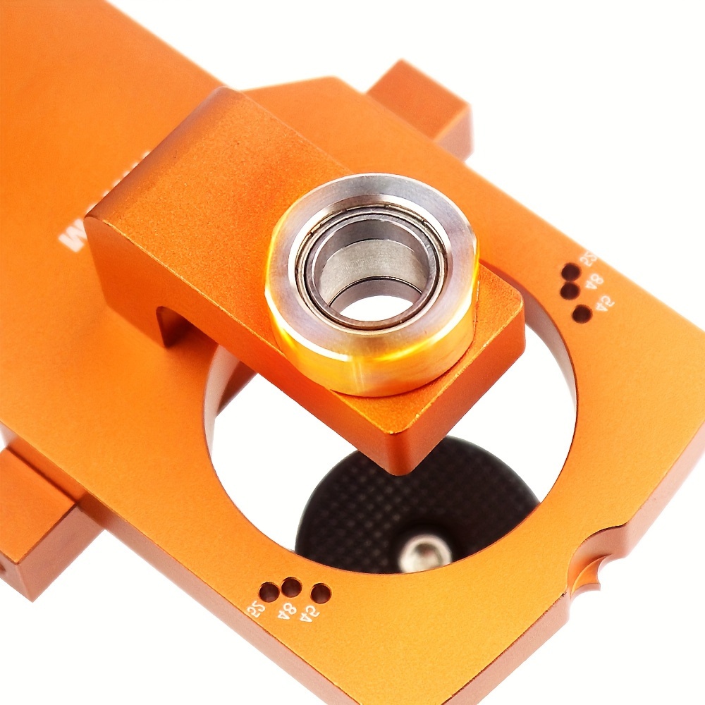 一套   隐形铰链定位器孔开孔器，木工柜门钻孔导向定位器，可调节多功能冲击工具套装，适用于木工、金属和铝制品，手动操作，无需电池 商品详情 3