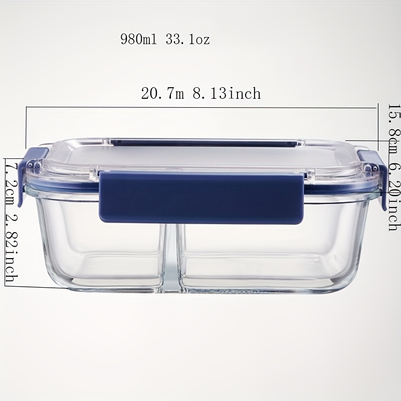   grade partitioned glass lunch boxes and high end preservation containers Product details 3
