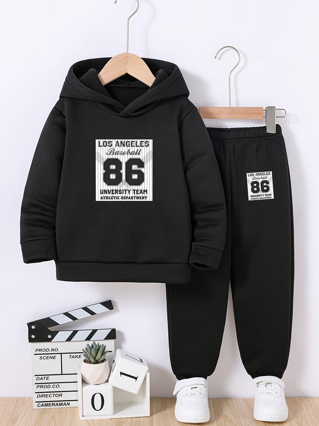 conjunto chándal casual capucha niños piezas punto Temu Spain