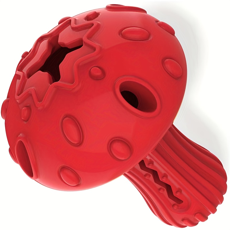 TEMU Dog Chew Toys For Aggressive Chewers-rubber Treat Dispensing Stimulation Toy For Medium Large Dogs, Tough Puzzle Toys With Teeth Cleaning