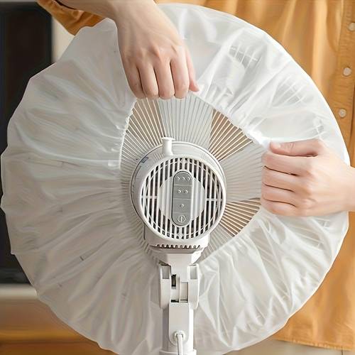 fan dust cover durable pvc plastic dust protection cover suitable for all fans easy office dual use easy sturdy construction office accessory user essential