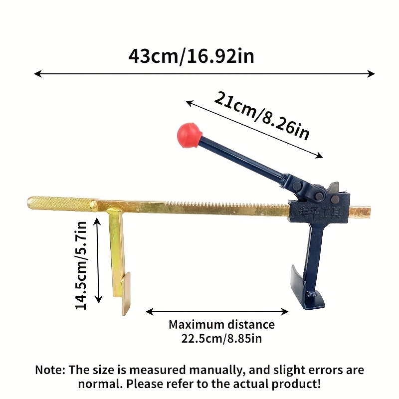 TEMU 1pc Tubeless Tire Changing Tool Heavy Duty Manual Tire Changing Tire Tool - High Strength Steel Construction, Durable Tire Insert With Protection, Tire Service Equipment
