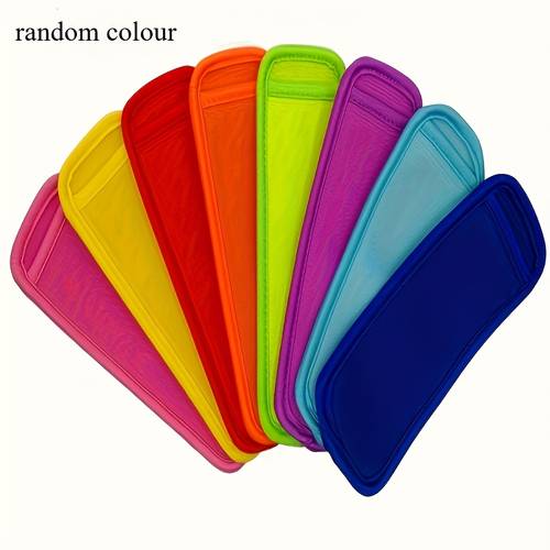 3 6pcs set sicle holder bags sicle sleeves ice sleeves reusable protective cover random colour