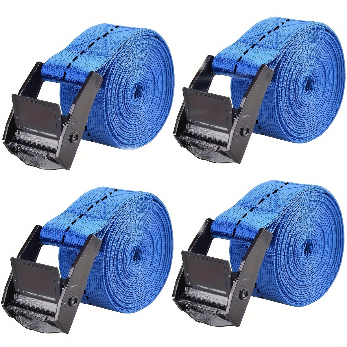 2PCS Lashing Straps with Buckles Adjustable, Up to 600Lbs, Tie Down for  Motorcycle, Cargo, Trucks, Trailer, Luggage