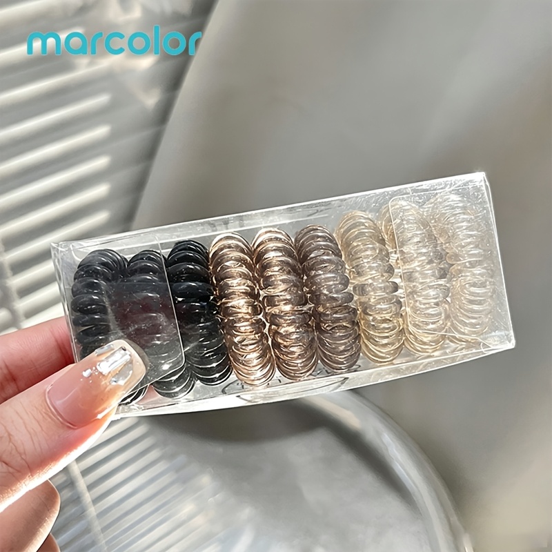 TEMU Marcolor de 9pcs Pequeño Teléfono Fácil Cuerda para el Cabello Adecuada para el Trenzado de Cabello Fino y Material al Cabello Multipelo de