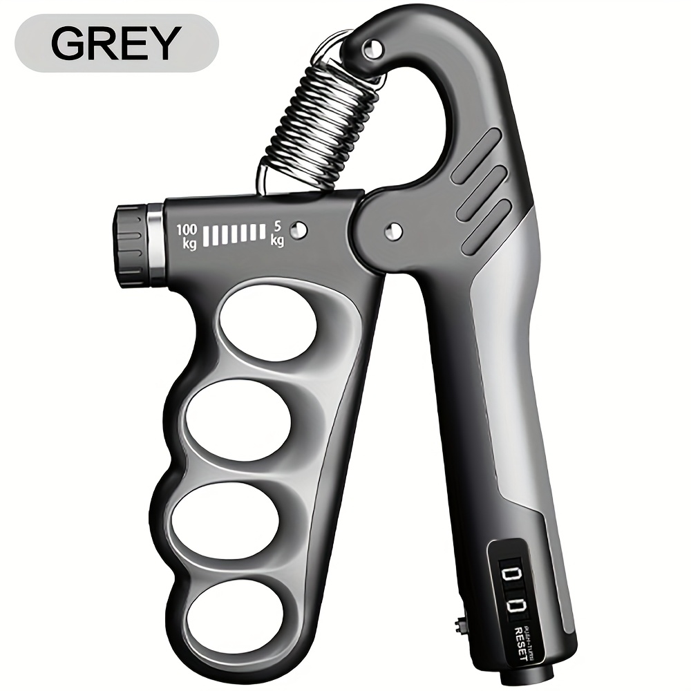 E-shop 1 Stück Handtrainer, Griffstärker mit Zähler, Unterarmtrainer, Griffkrafttrainer, verstellbarer Handtrainer