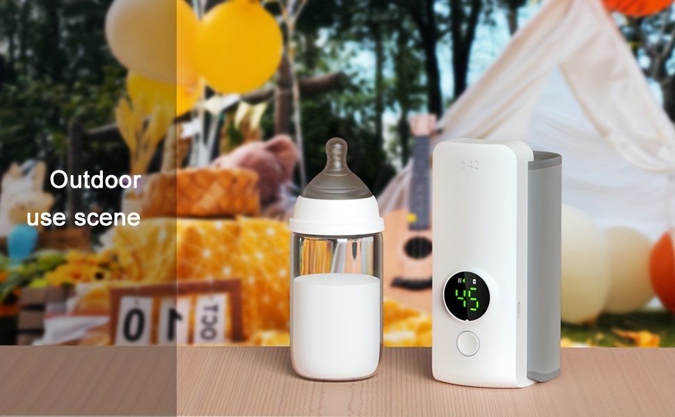 portable bottle heater suitable for heating lasting to 5 hours precise temperature control comfortable feeding anywhere waterless heating milk details 5