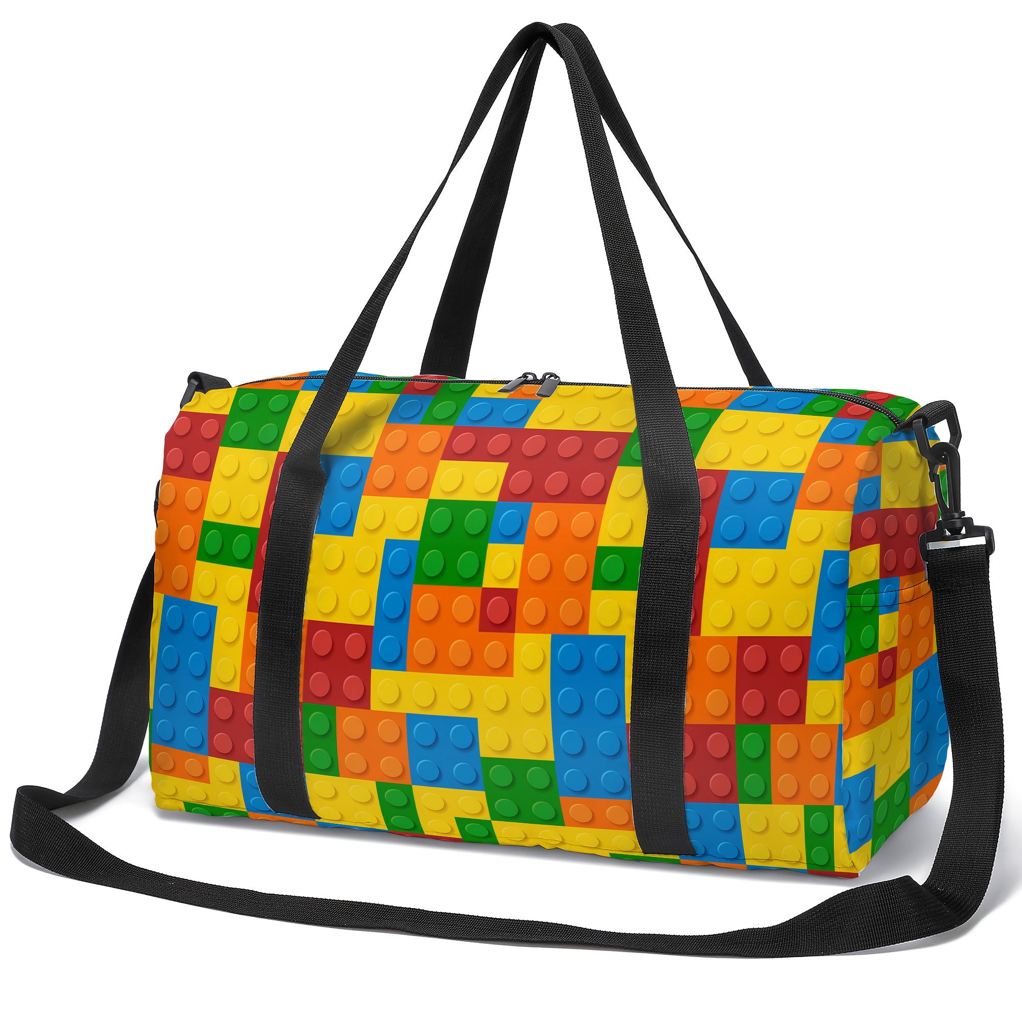 E-shop Gepäck-Organizer mit Druckmuster, Trendige Reisetasche zur Aufbewahrung, Sport-Fitness-Tasche