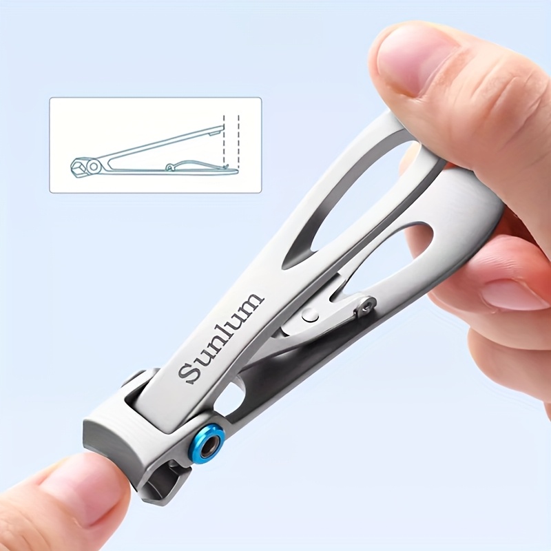1pc premium stainless steel nail clippers sharp precise edge for   toenails thick nail trimmer with sleek   hypoallergenic unscented ideal for manicure pedicure     nail trimmer sleek nail cutter hypoallergenic device Product details 3