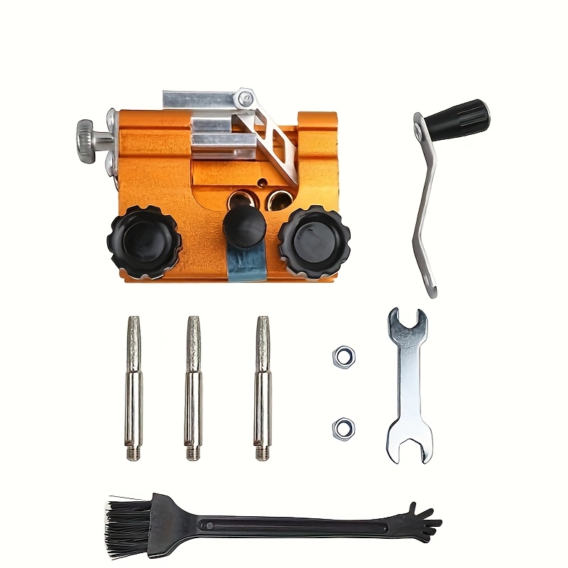 Portable Saw Sharpening Set, Manual Power Source Chainsaw Blade Sharpening Tool Set, Suitable For Grinding