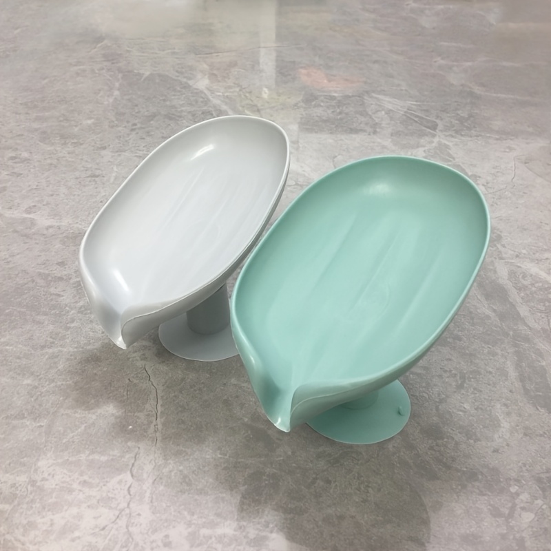 1pc of Soap Dish with Suction Cup, No Drilling Required, Creative Draining Rack That Prevents Water Accumulation for Home Storage