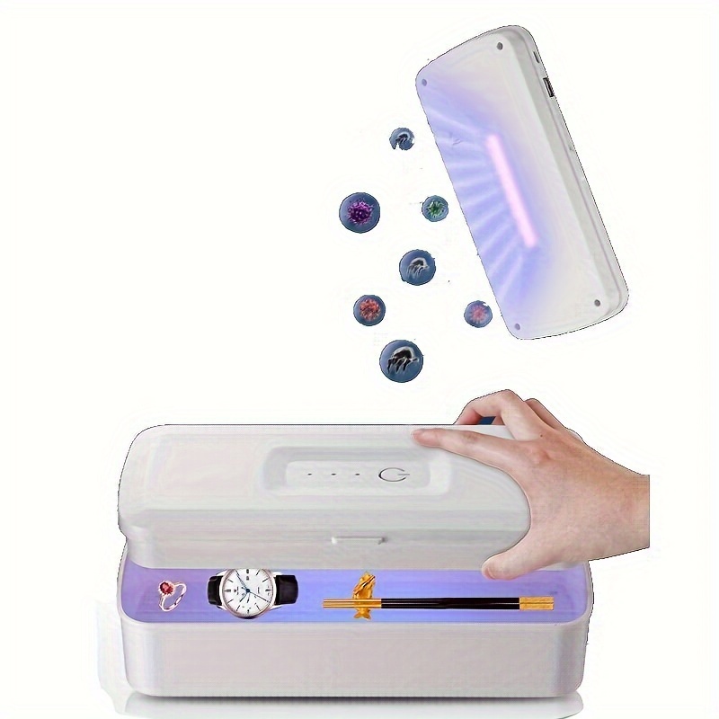 

And Dryer, Nail Tool Sterilizer, Portable Usb Charge Sterilization Box For Manicure Salon, Tweezers, Tattoo, Scissors, Jewelry, Phone, Watch, Keys