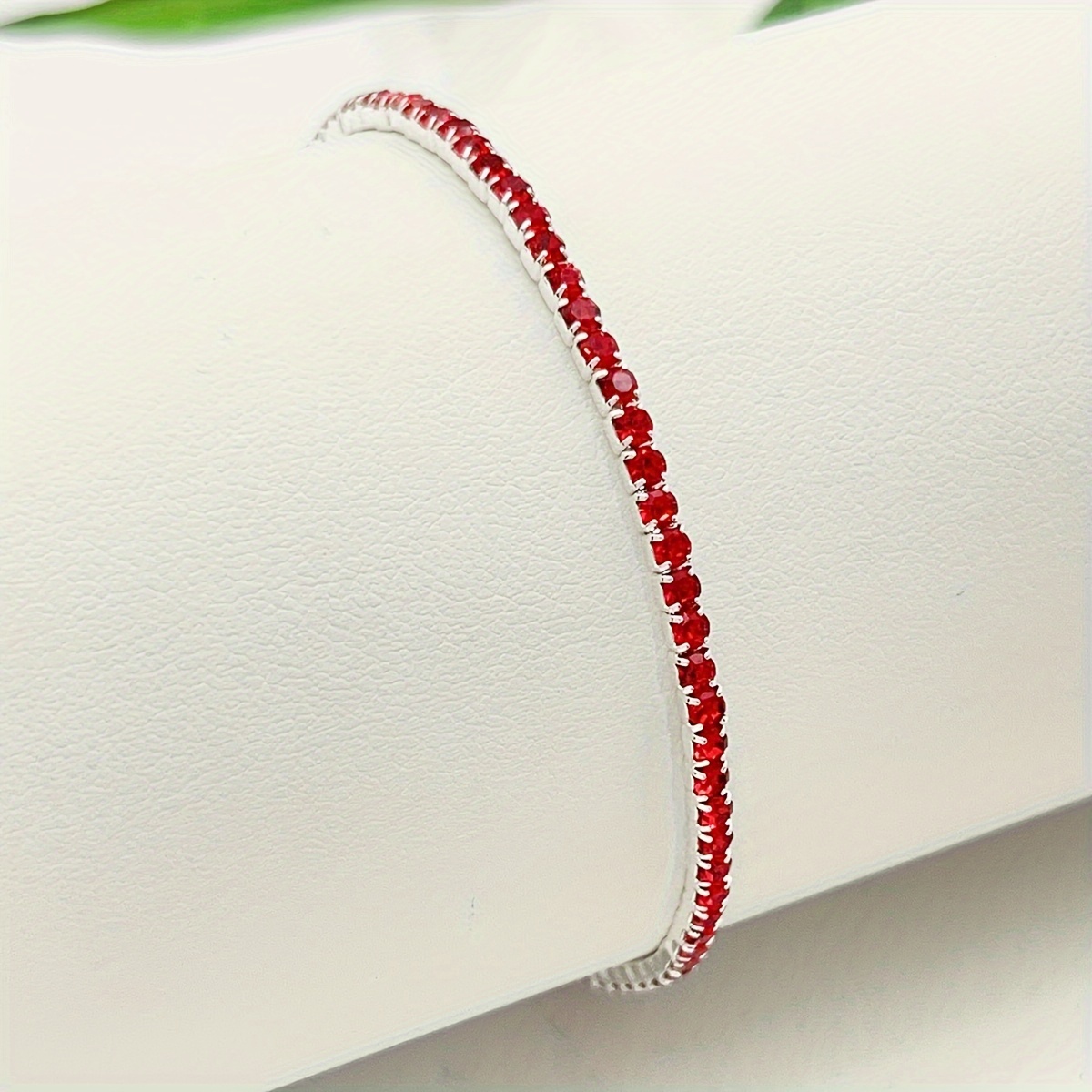 Ultra Thin Rhinestone Tennis Chain Women's Bracelet