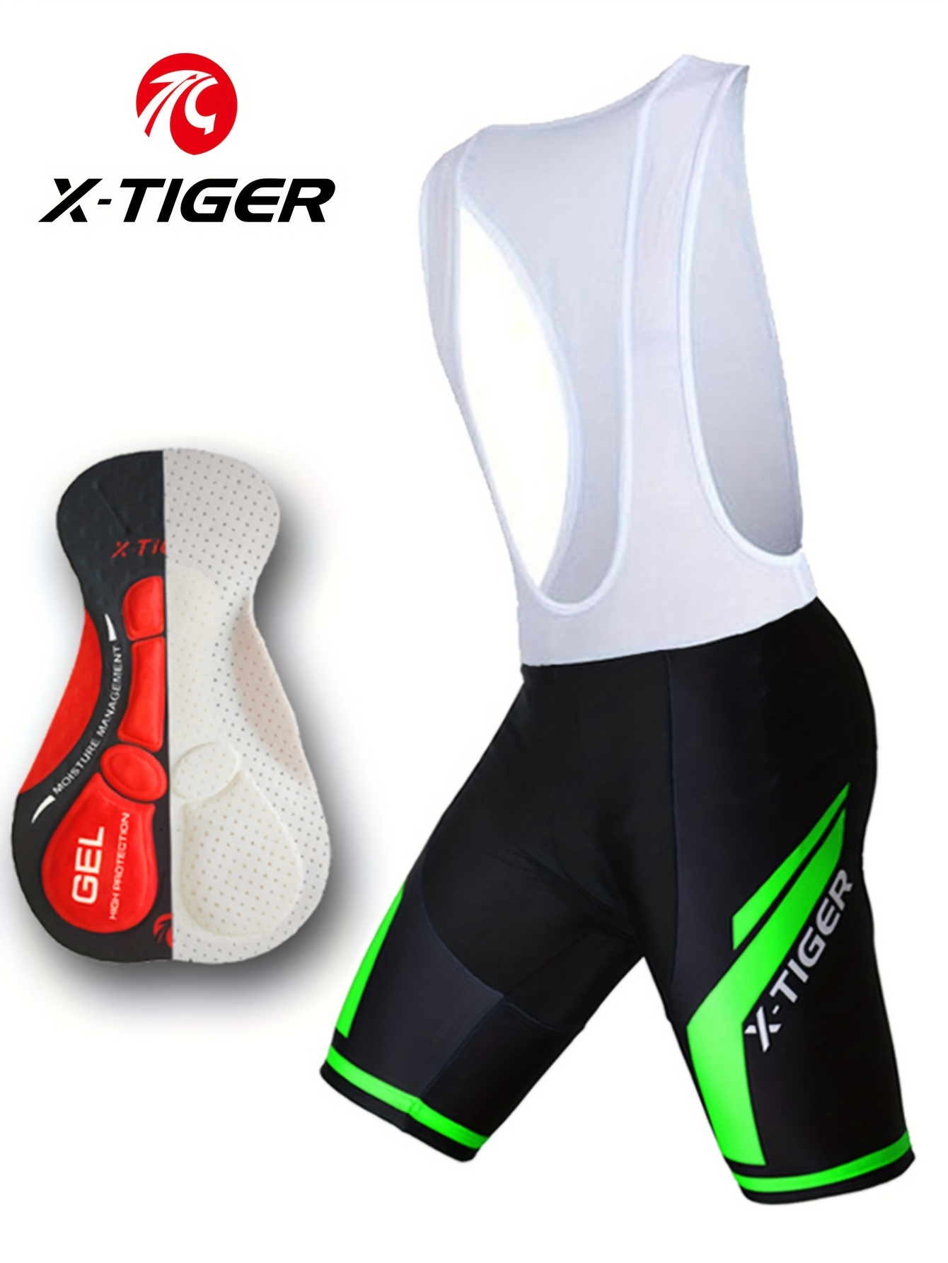 mens cycling bib shorts bicycle tight fitting jumpsuit mens cycling shorts with 5d seat cushion anti slip design on the legs comfortable and breathable to wear mens cycling clothing