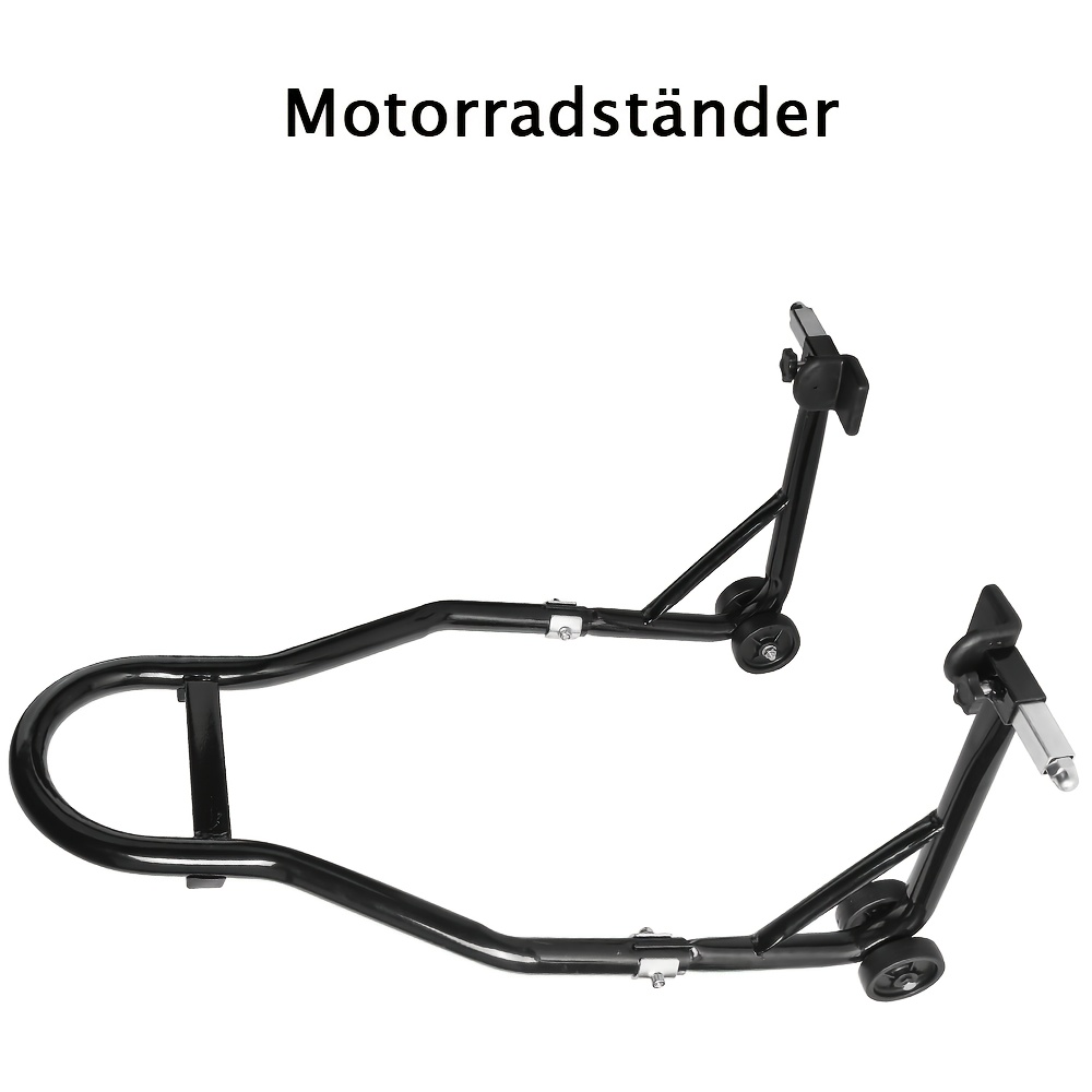 Image of Motorcycle Bracket Front And Rear Combination Wheel Lifting Bracket, Rocker Arm Bracket For Sports Bicycles, Universal Motorcycle Lifting Jack Bracket 81*48*34cm