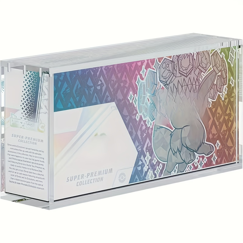 item picture acrylic display box with magnetic lid 8 5mm thick acrylic suitable for collecting cards souvenirs and   card storage high quality material sturdy structure collectors protector   for collectors