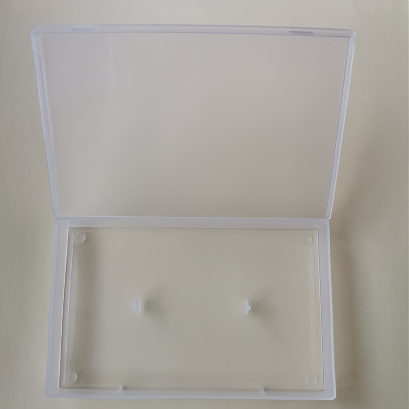 3/5/8/10pcs Blank Cassette Tape Storage Box, Durable PS Material, Transparent Audio Tape Organizer, Dustproof Cassette Case