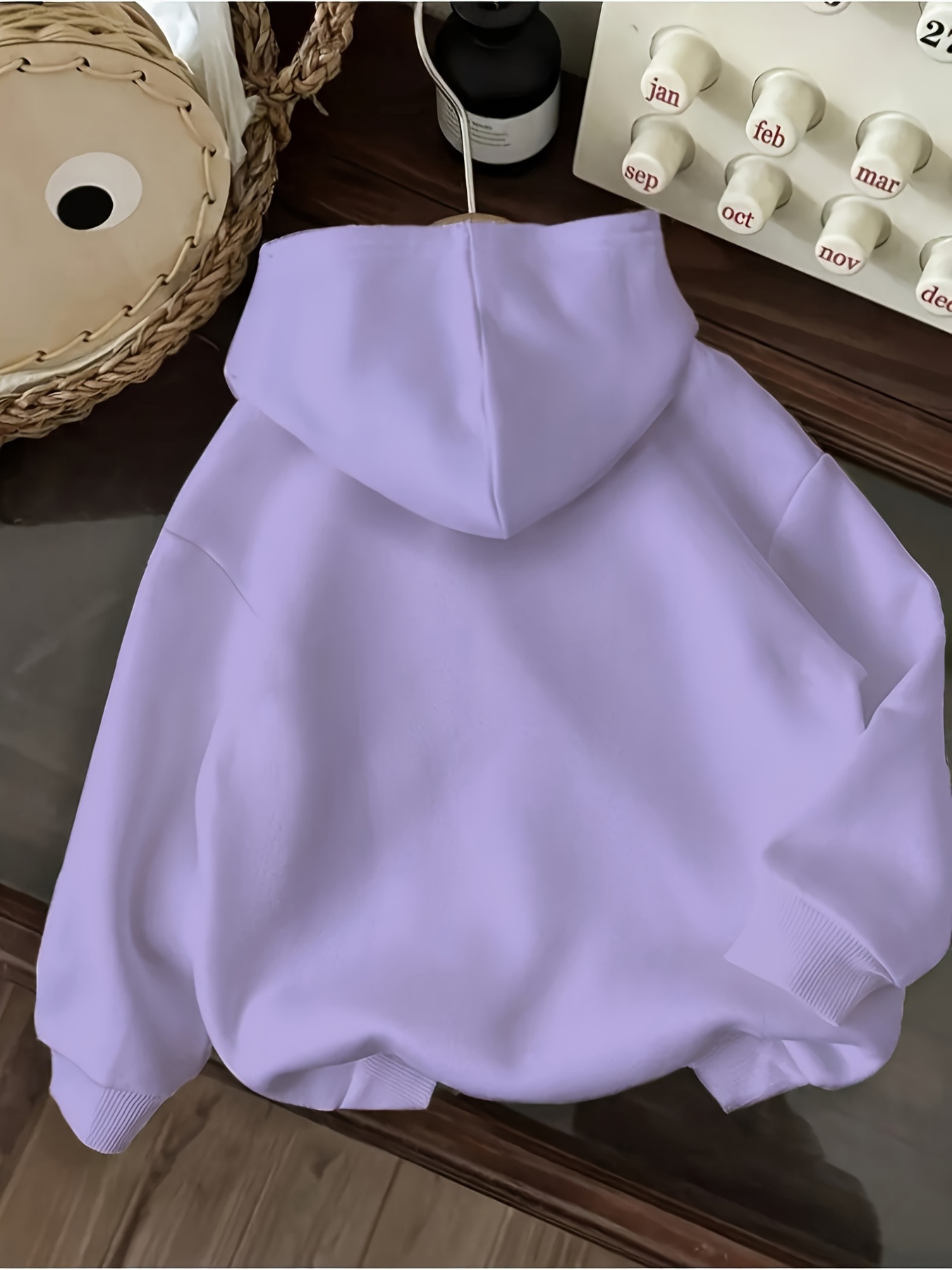sweat à capuche décontracté pour femmes avec impression de lettres enjoy  ,   et capuche à cordon - pull à manches longues confortable pour lautomne/hiver, sweat décontracté | sweat décontracté | sweat à capuche confortable Détails du produit 16
