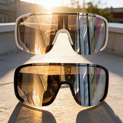 2 stück stück wickelbrille, , vintage-stil unisex modebrille, ideal für outdoor-klettern, angeln, laufen, wandern, als geschenk mit pc-rahmen foto-props