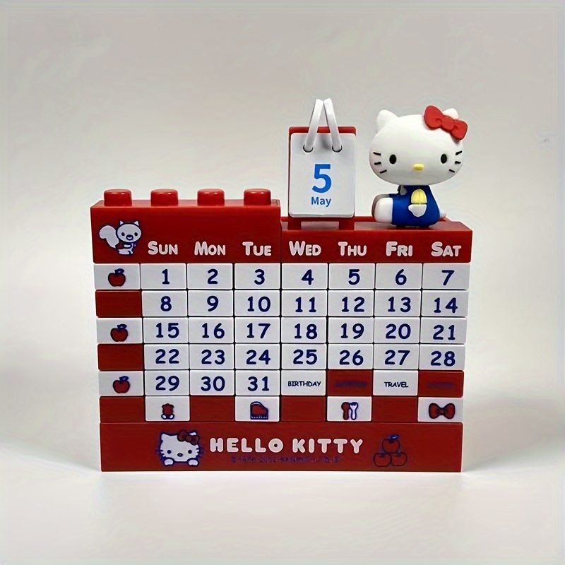 

Sanrio Calendar Kt Cat Block Calendar Desktop Decoration School, Office Decoration Ladies Gift