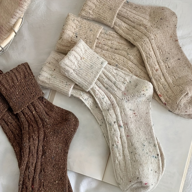 

3 Dot Knitted , Japanese Mid- For Fall & , Women's Stockings & Hosiery