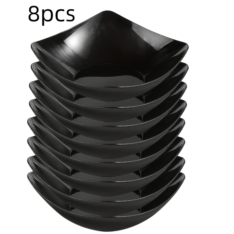 TEMU 8pcs Salad Bowl Set – For Family And Everyday Use. Suitable For Parties, Meals, Or Meal Prep, With A Unique That Can Hold Salads, Main Dishes,