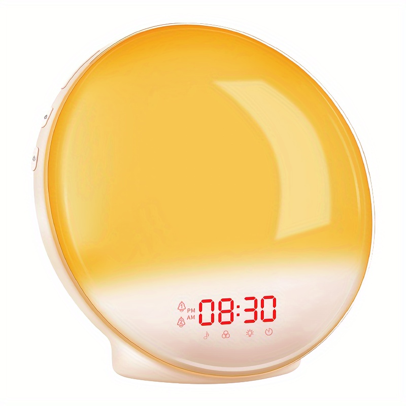 Reloj despertador con luz de amanecer