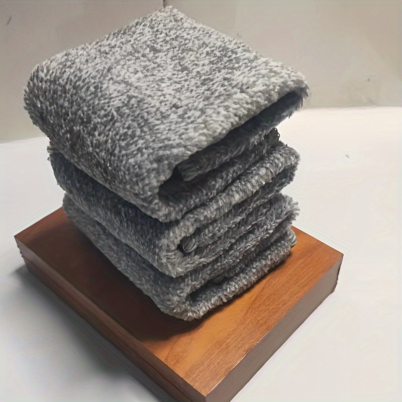 Paños de cocina para lavar platos, trapos de algodón para limpieza en seco,  paquete de 8 paños de cocina (gris, 12 x 12 pulgadas)