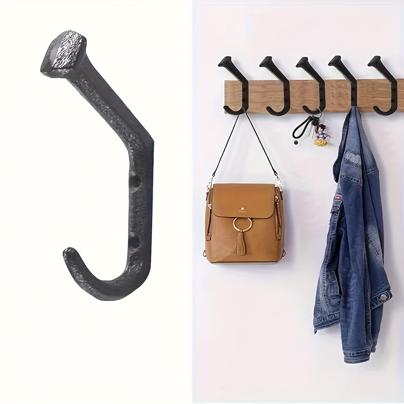 

3pcs Iron : , Hanging , To Install, Suitable For Clothes And Accessories