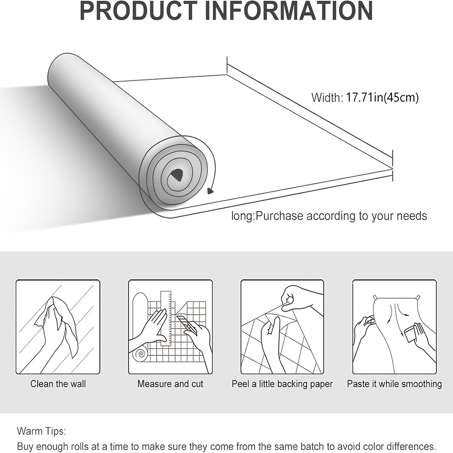 1 roll of 3D stereoscopic pattern wallpaper, home decoration wallpaper, Nordic modern minimalist style TV background wall paper, suitable for small apartment expansion and space layering bedroom living room dining room background, office exhibition hall layout