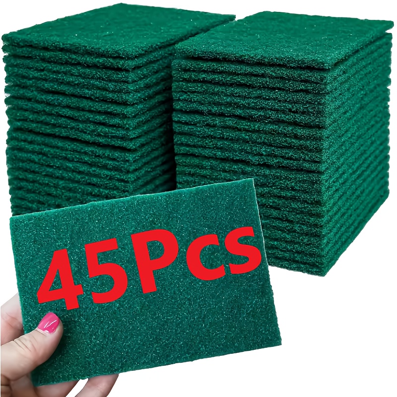 25/35/45pcs Pack Of Scouring Pads For Home Kitchen Degreasing Dishwashing Pot Mats Anti-scratch Reusable Cleaning Dishcloths