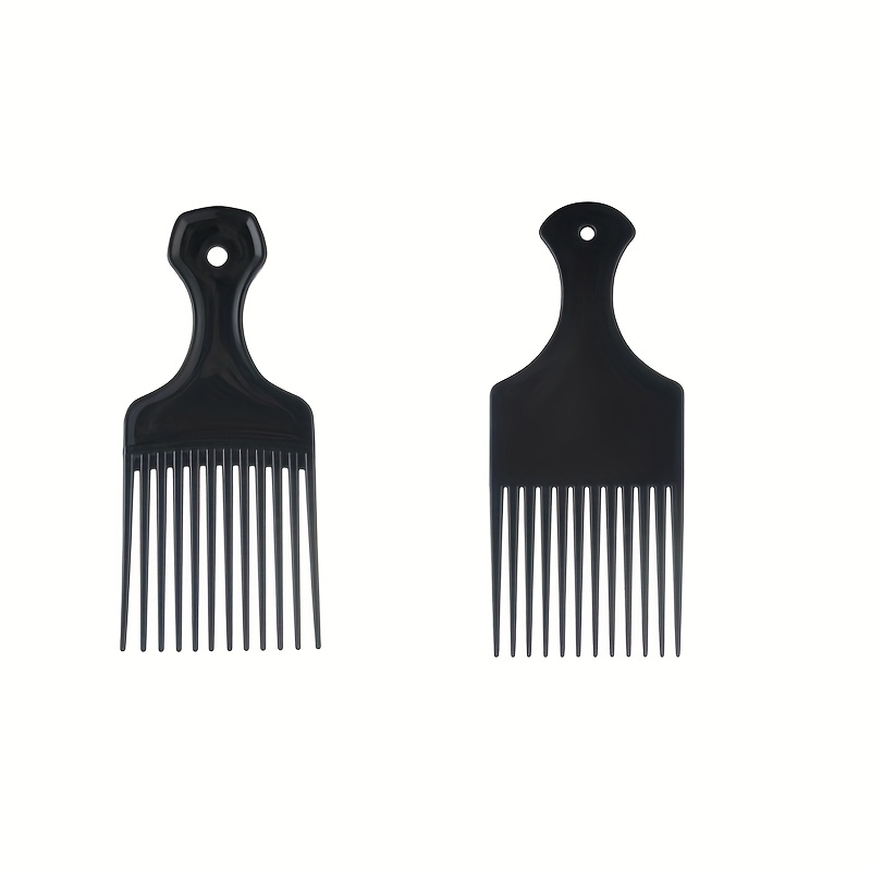 2pcs Per Pack Of Combs Designed For Pompadour Hairstyles, Featuring A Stylish Hair Brush With An Integrated Comb