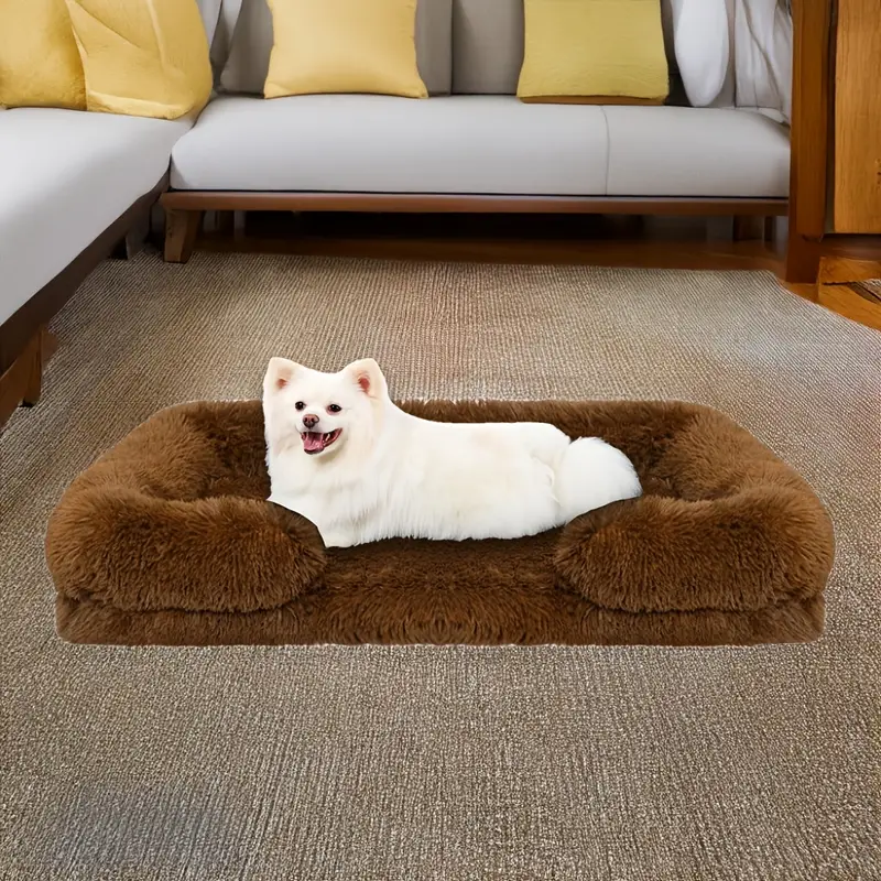 long plush fully detachable double layer sofa pet nest Product details 3