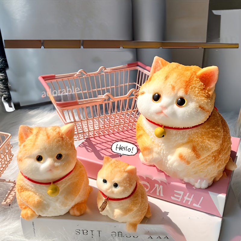 chat taba squeezable ultra réaliste réaliste Temu Mauritius