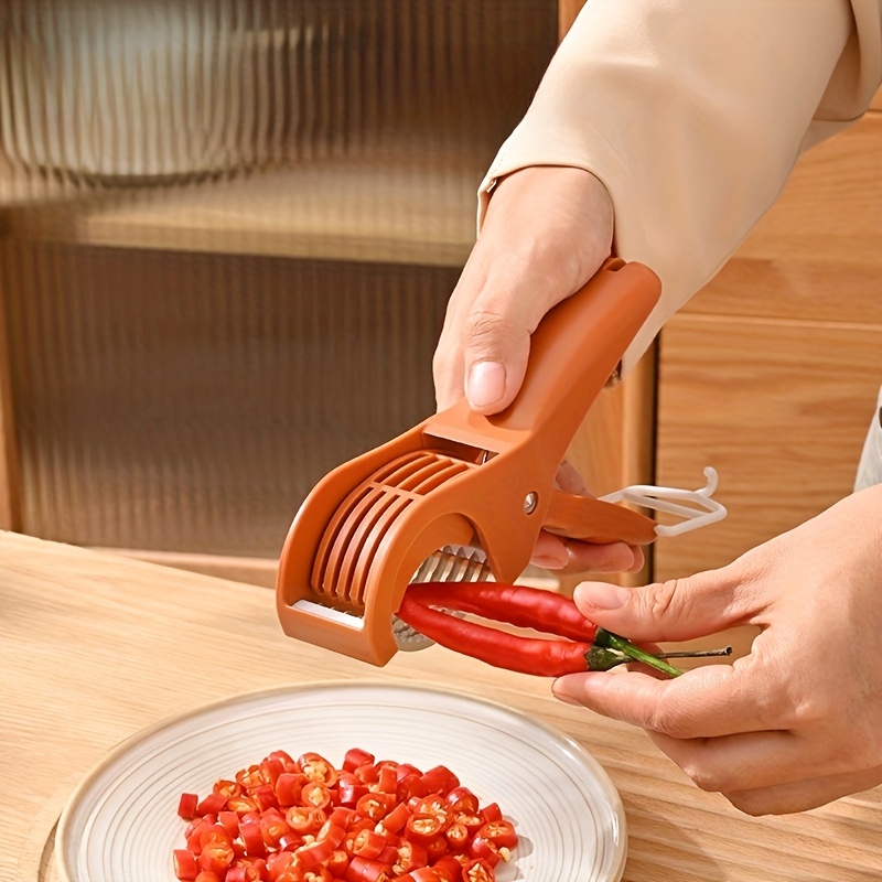 Portable Multi-Blade Fruit Slicer for Quick Cutting