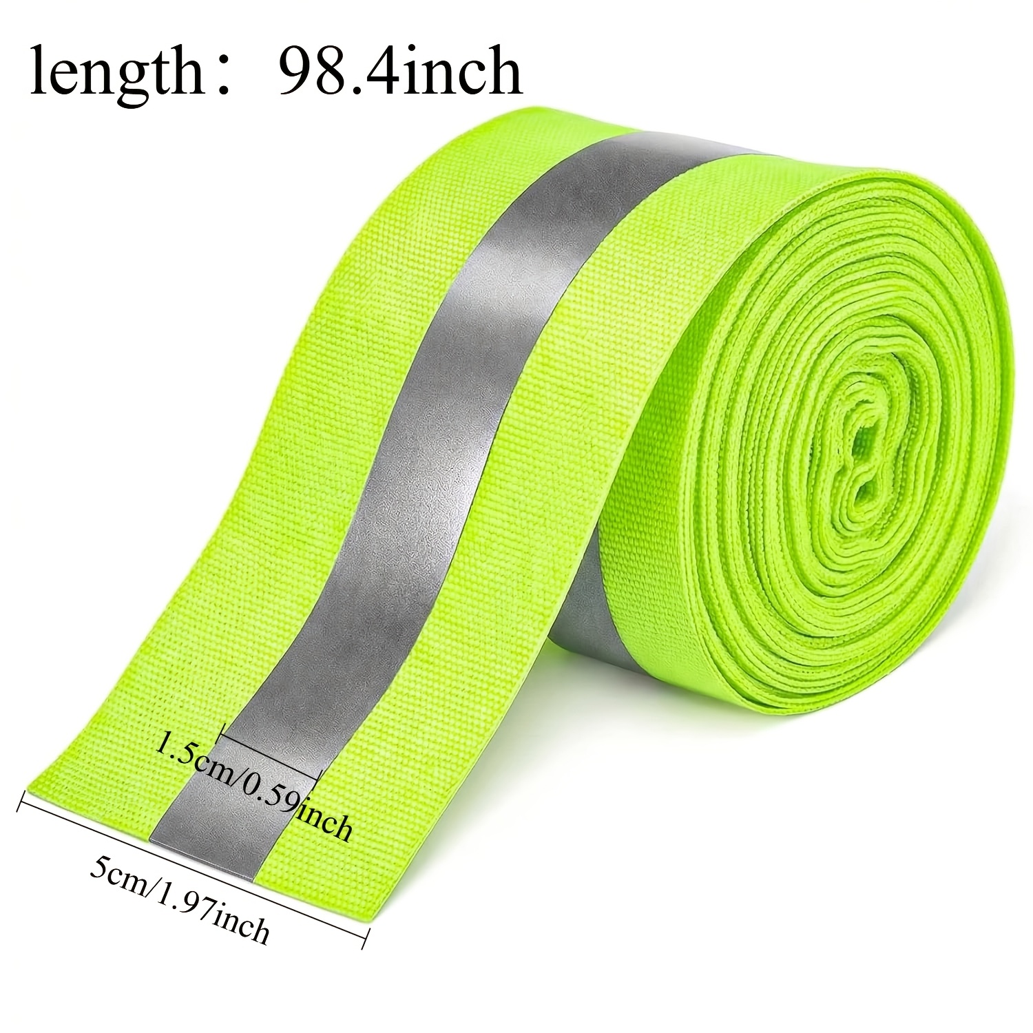 TEMU Sangle décorative de haute qualité avec des largeurs de 1,57 pouces et 1,96 pouces et des longueurs de 98,4 pouces, cousable sur les vêtements,