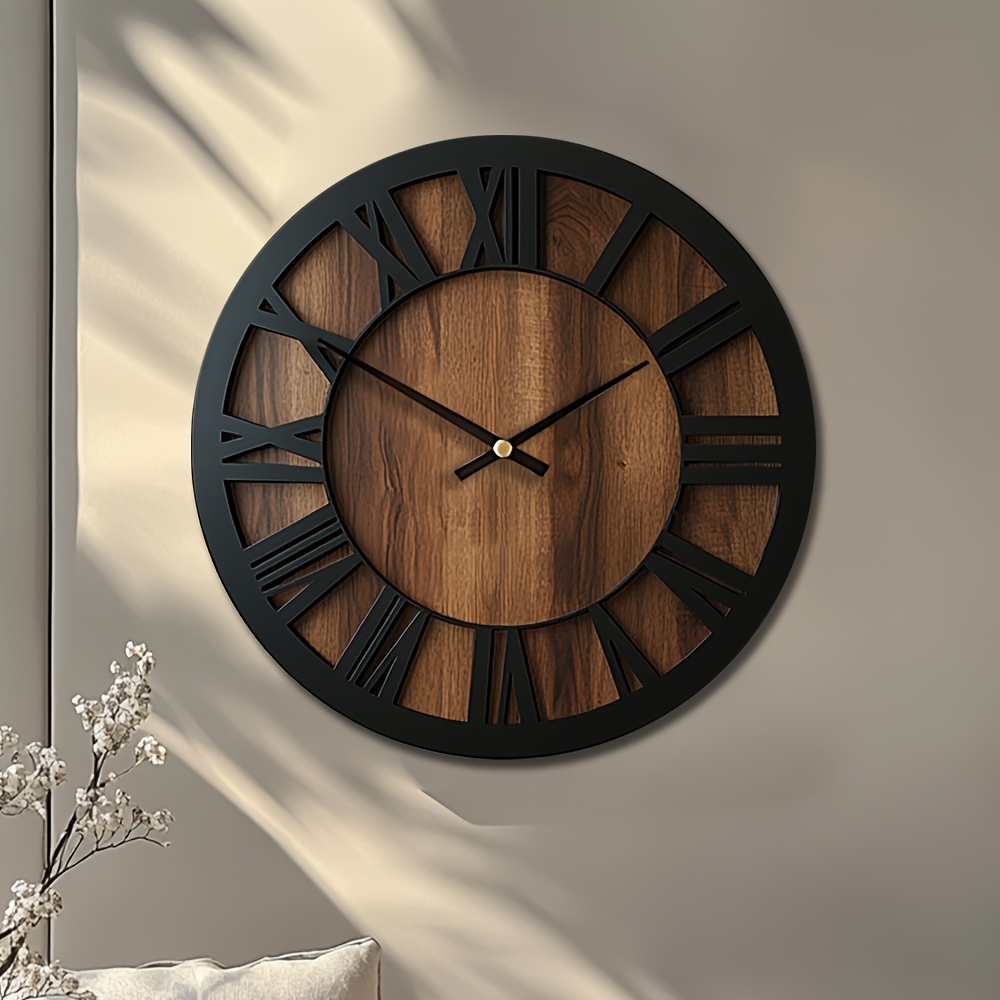 Modern Luxury Brass Wall Clock - Creative Shell Dial Decor 8 Modern Luxury Brass Wall Clock