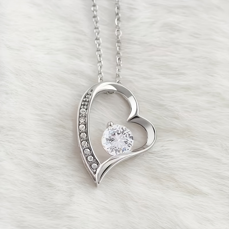 Exquisite Heart-Shaped Necklace Gift Box Set for Sisters