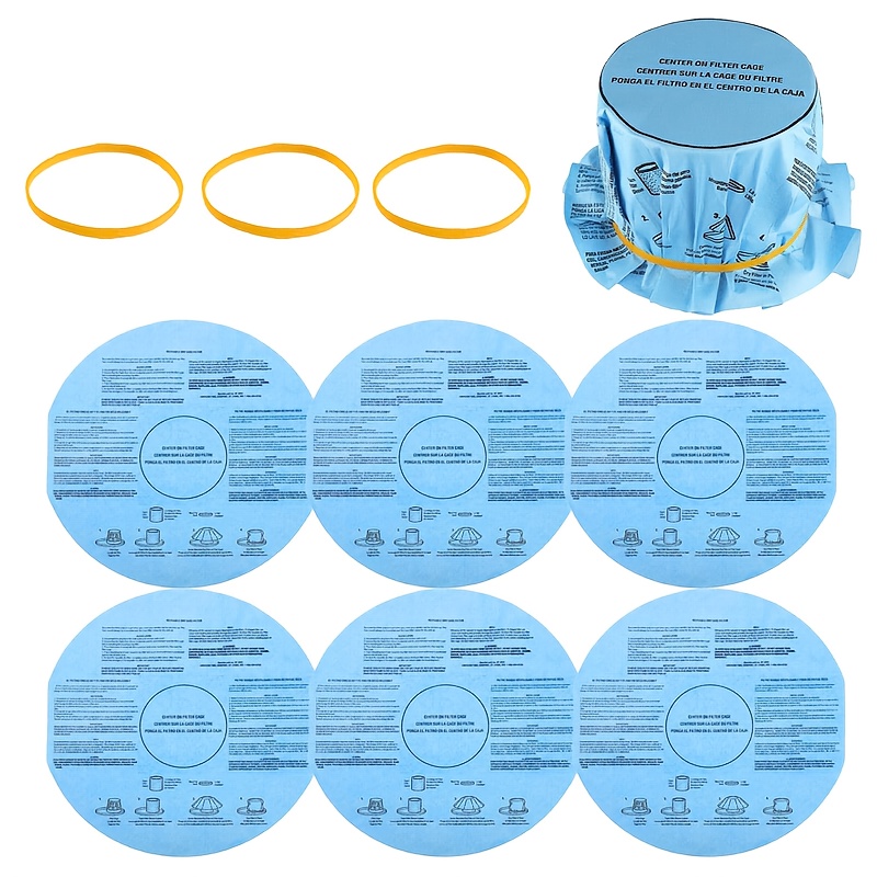 Image of The Vf2002 Dry And Wet Vacuum Filter Works With Most Vacuum Cleaners That Hold 5 Gallons (around 15.7 ) Or More, Used Multiple Times