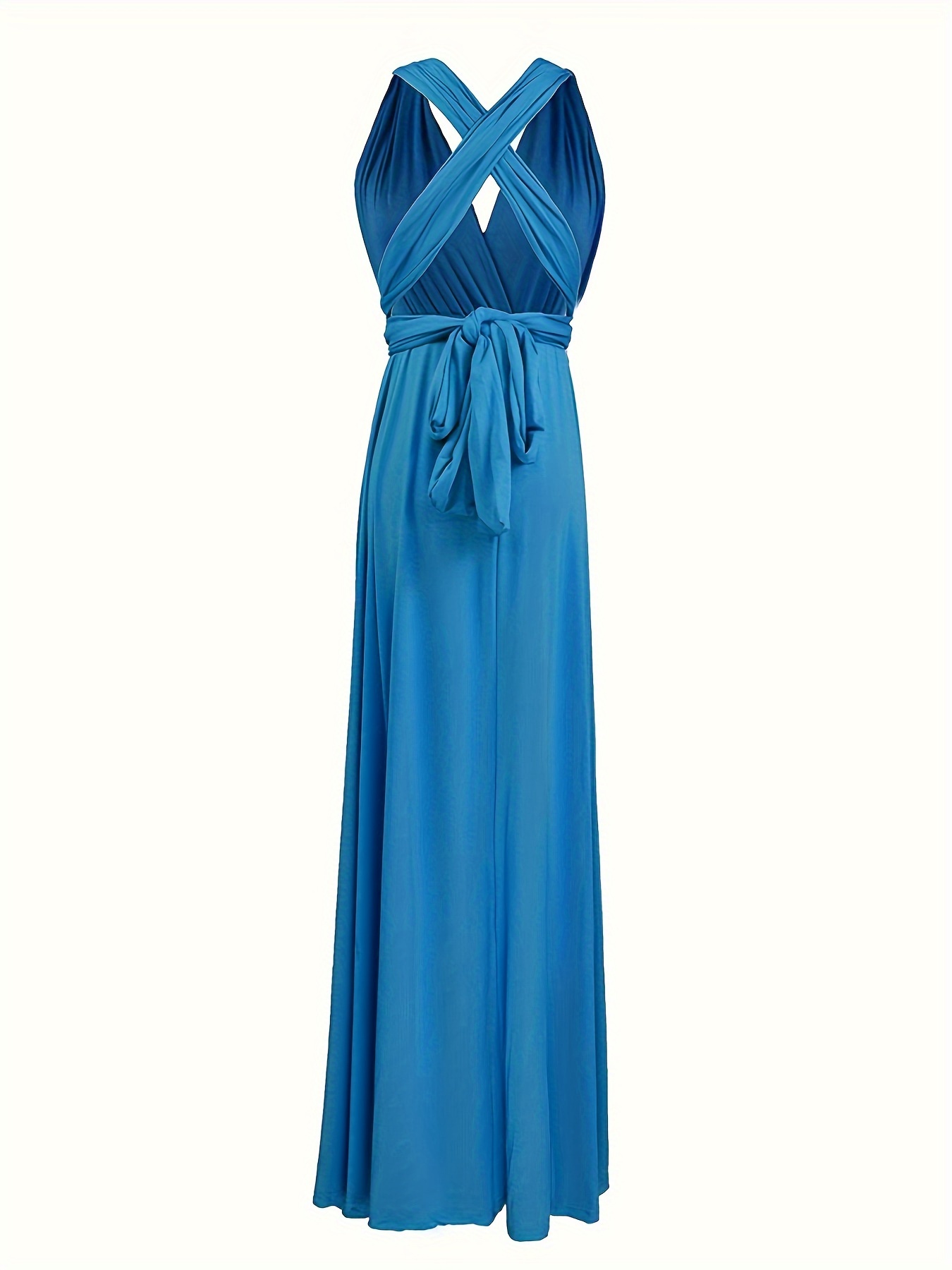 usmc officer dress blue alphas Made in USA Baby Blue Infinity Dress Bridesmaid Convertible Dress