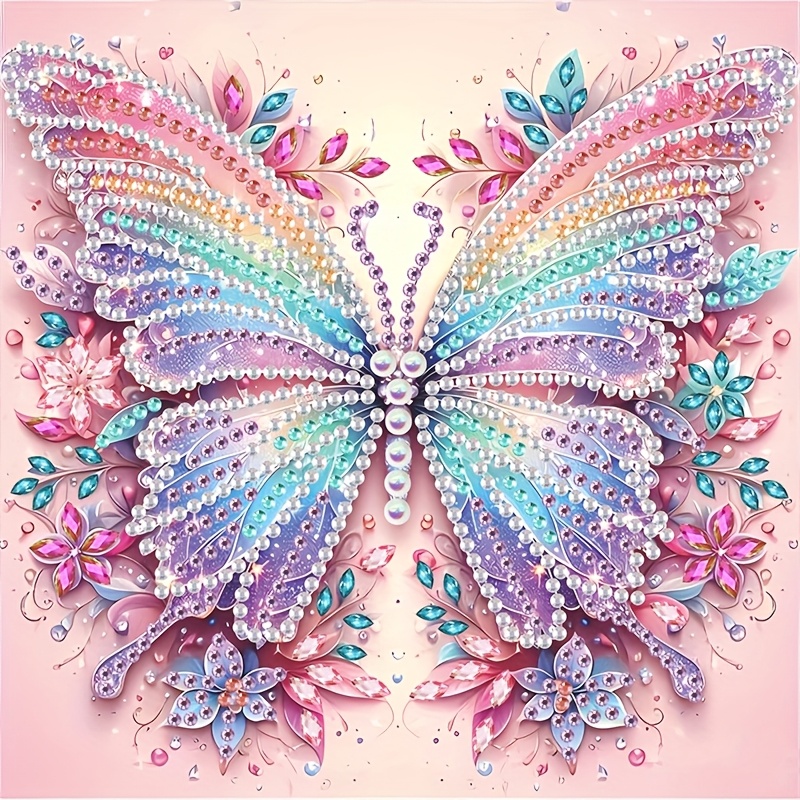 Image of Special Shape Mosaic Craft Kit, 5d Diy Pink Diamond Painting For Beginners, Wall Art Decor For Bedroom, Office, And Living Room