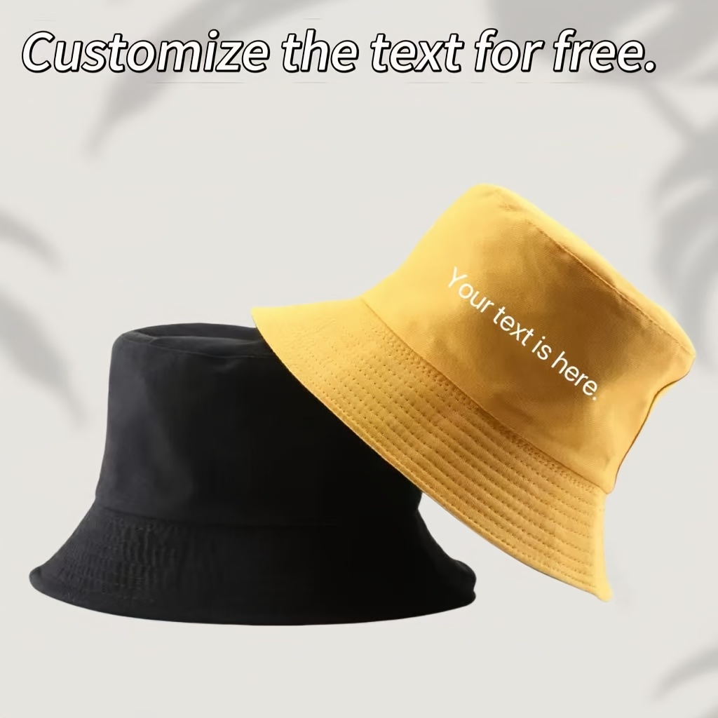 Custom Logo Double-Sided Fisherman Hat, Lightweight Polyester