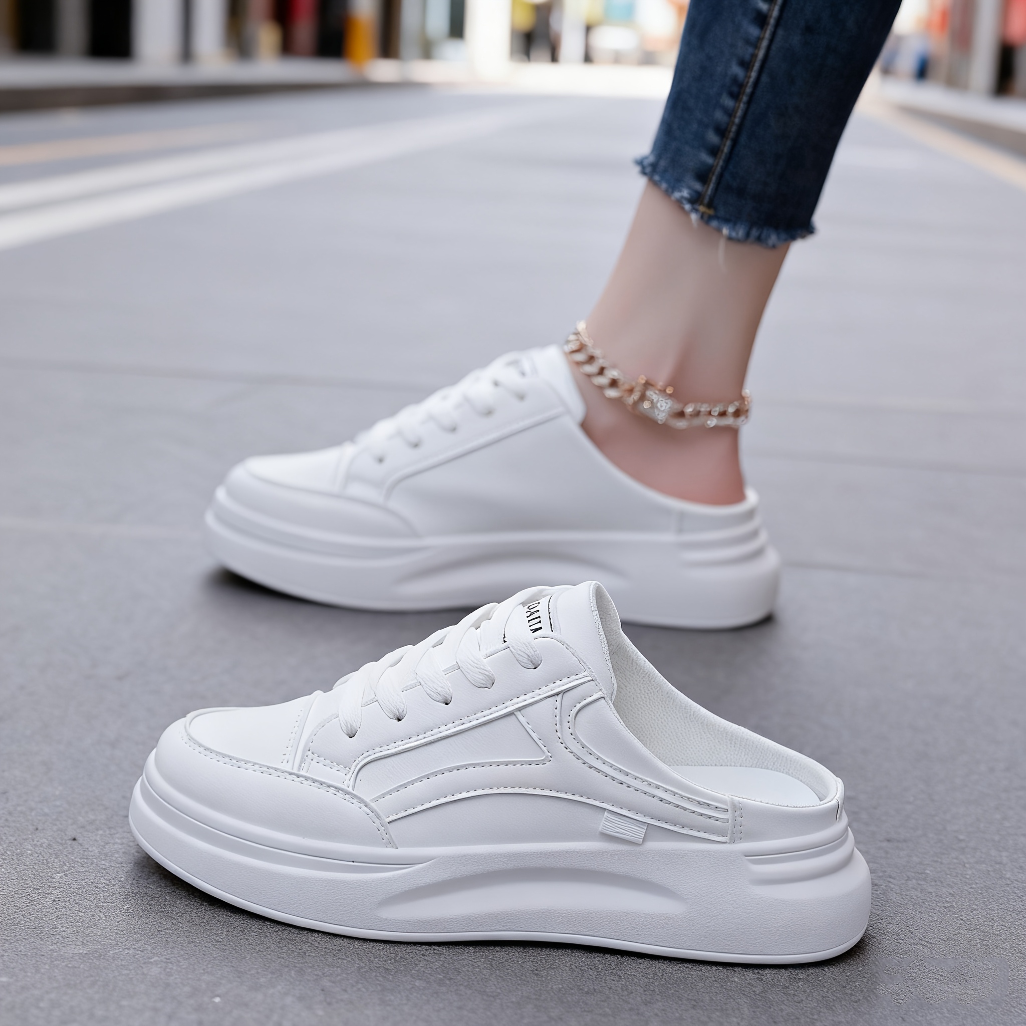 mule sneakers sold on Temu United States