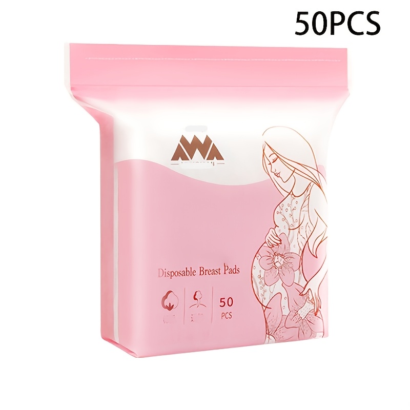 

50pcs Of Absorbent Disposable Nursing Pads, Pads For Breastfeeding, Ultra-thin Nursing Pads, Single Pack, Safe And Hygienic.