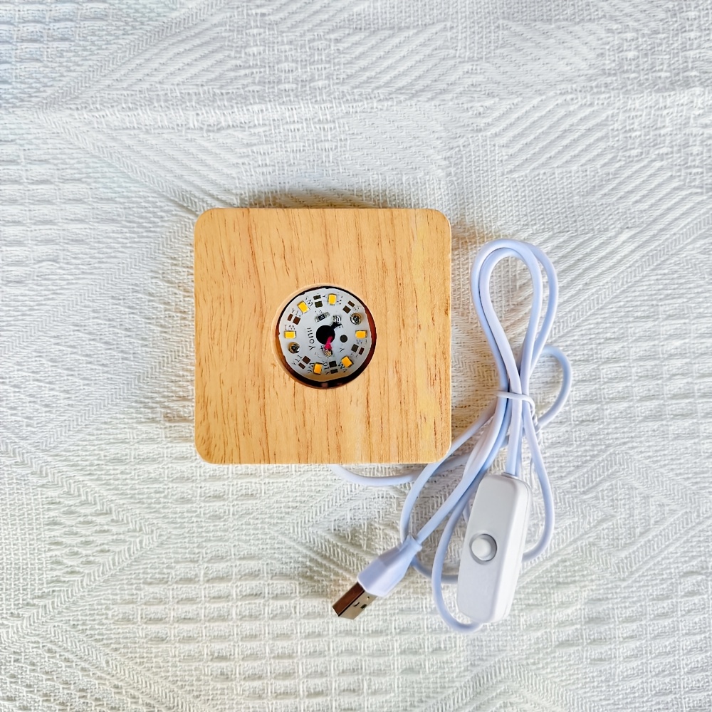 TEMU Single-piece , Usb-powered, No Batteries Required, High-brightness Led Beads, Warm Light/white Light/color-changing , Small Night Light,