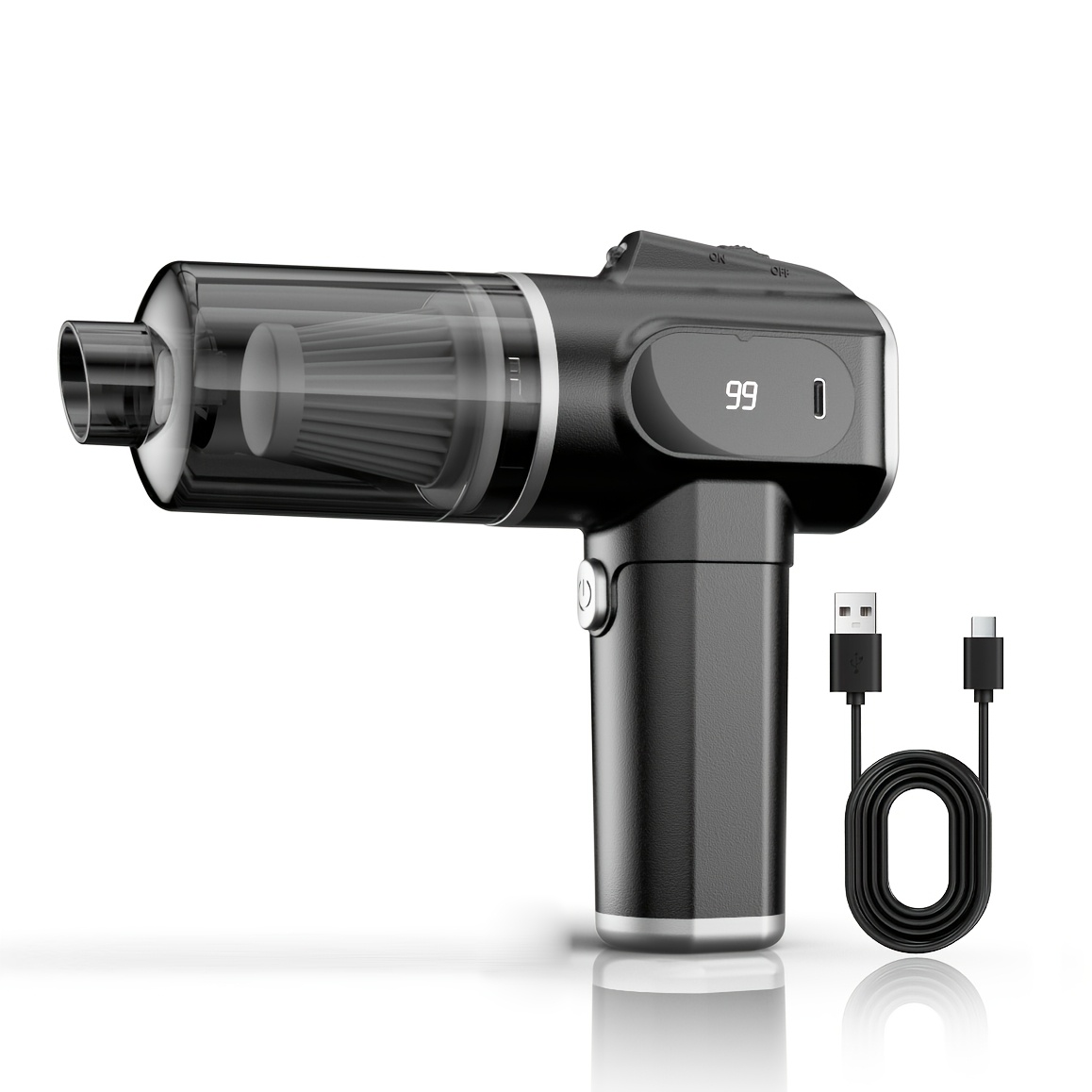 TEMU New Model Of Vacuum Cleaner, Mini Handheld Car Vacuum Cleaner, Cordless Electric Home Vacuum Cleaner Suitable For Sofa, Carpet, And Car Cleaning